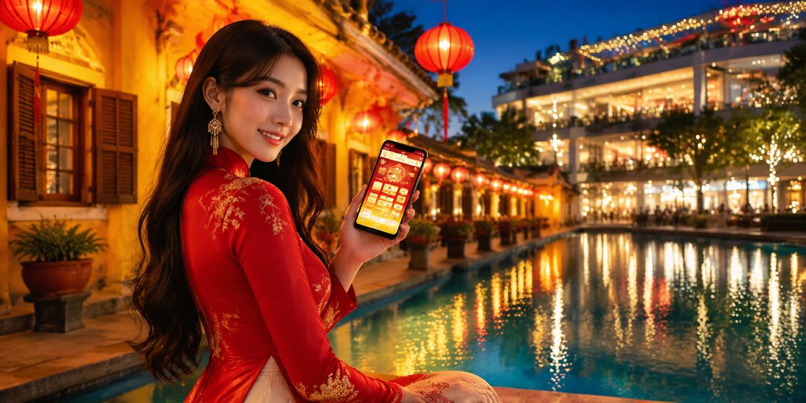 Người chơi tại Hội An trải nghiệm casino trực tuyến vào buổi tối